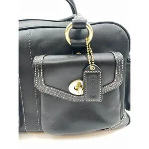 Coach | Bags | Vintage Coach Black Leather Legacy Gallery Y2k Turn